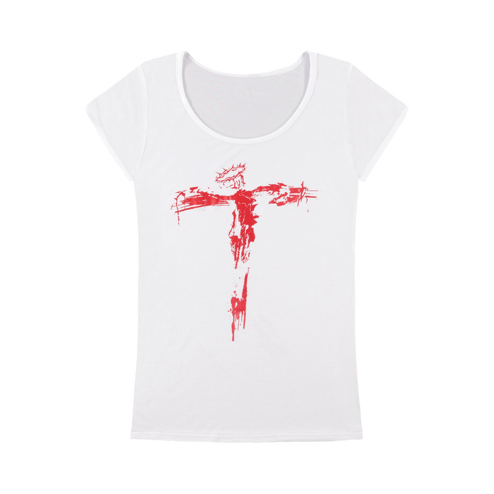 Red Crucifix Tee