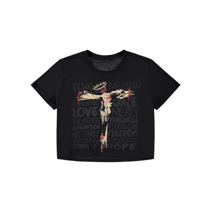 Crucifix Crop Top