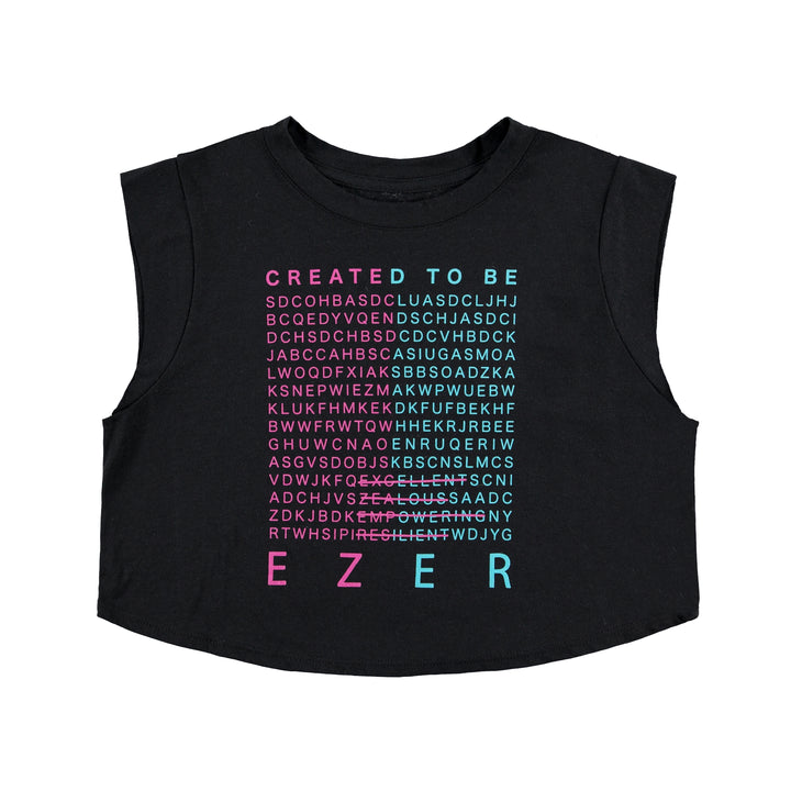 Created To Be Muscle Crop Top